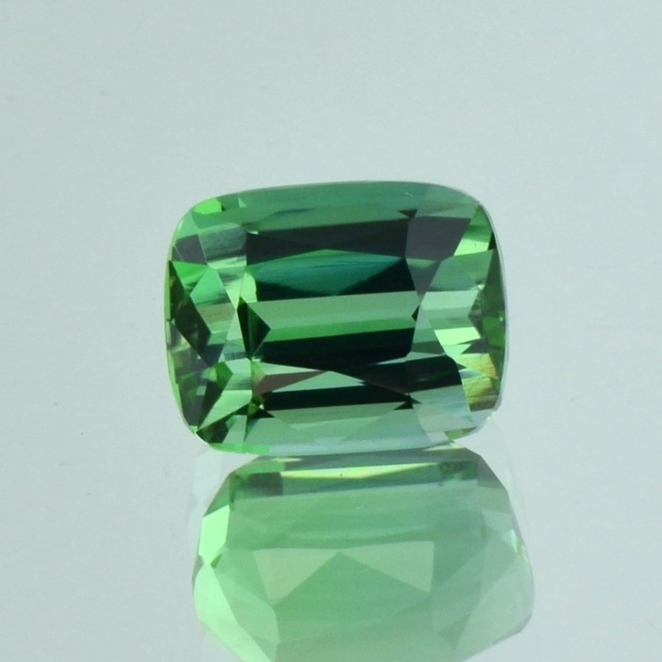 Turmalin antik bläulich grün 5,03 ct.