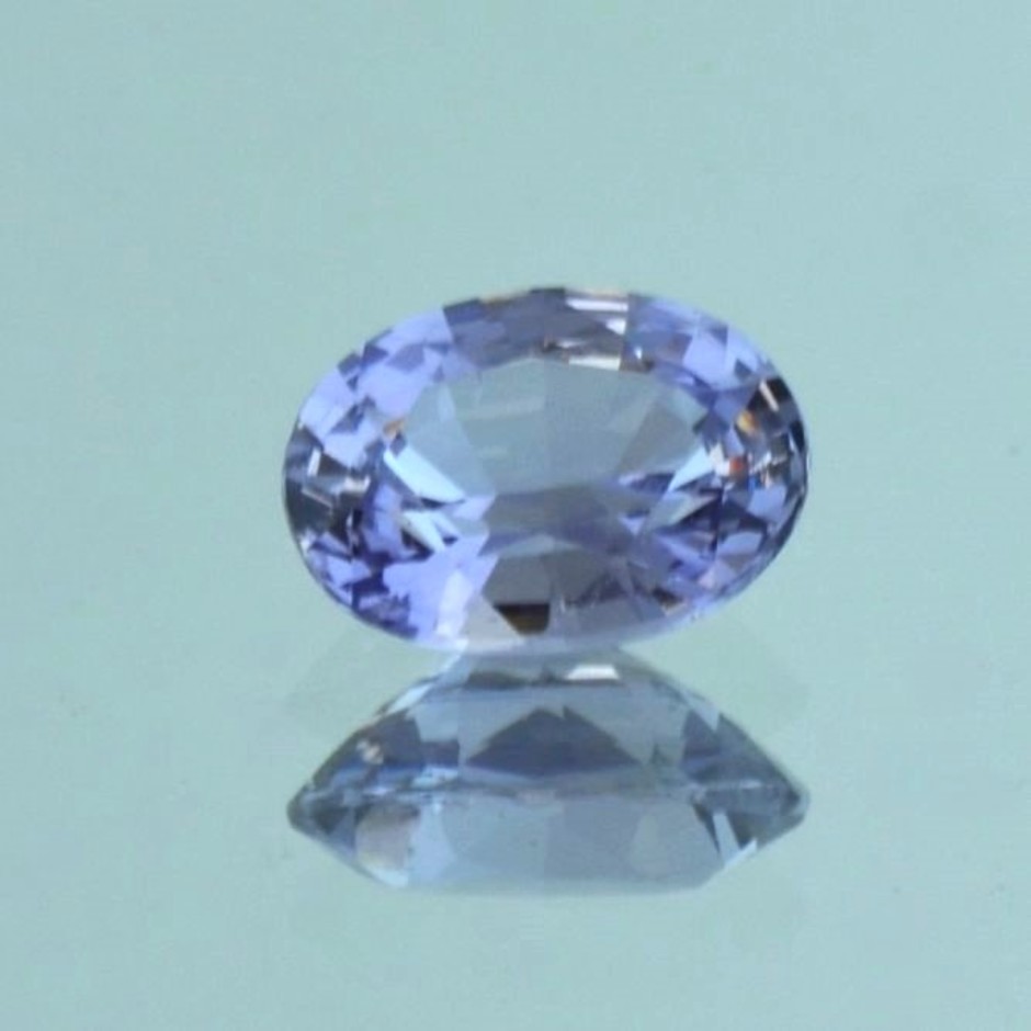 Spinel oval blue untreated 2.25 ct