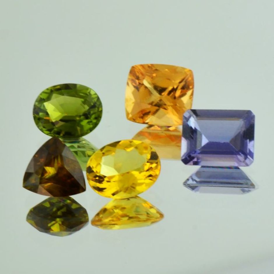 Mixed Farbstein Lot faceted multicolor 14.30 ct