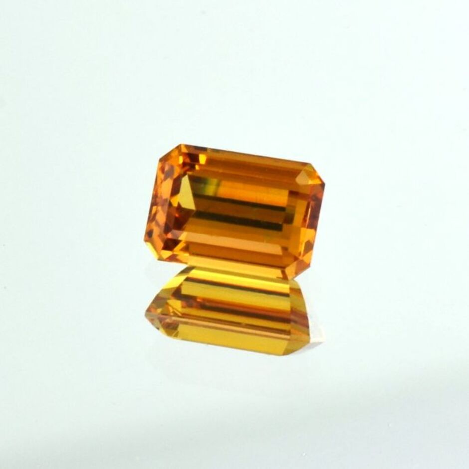 Garnet Grossularite octagon orange 1.87 ct
