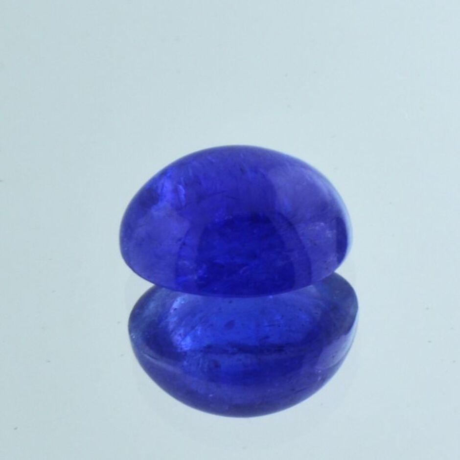 Tansanit Cabochon oval intensives Blau 11,32 ct