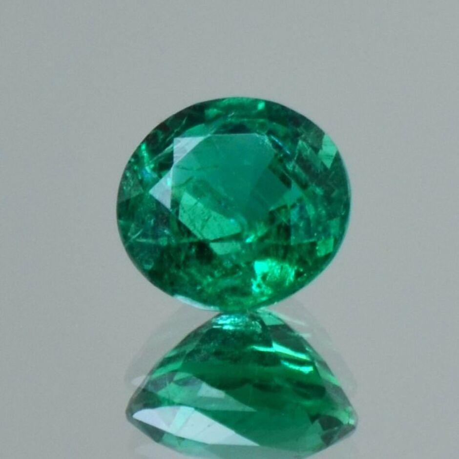 Smaragd rund grün 1,45 ct.