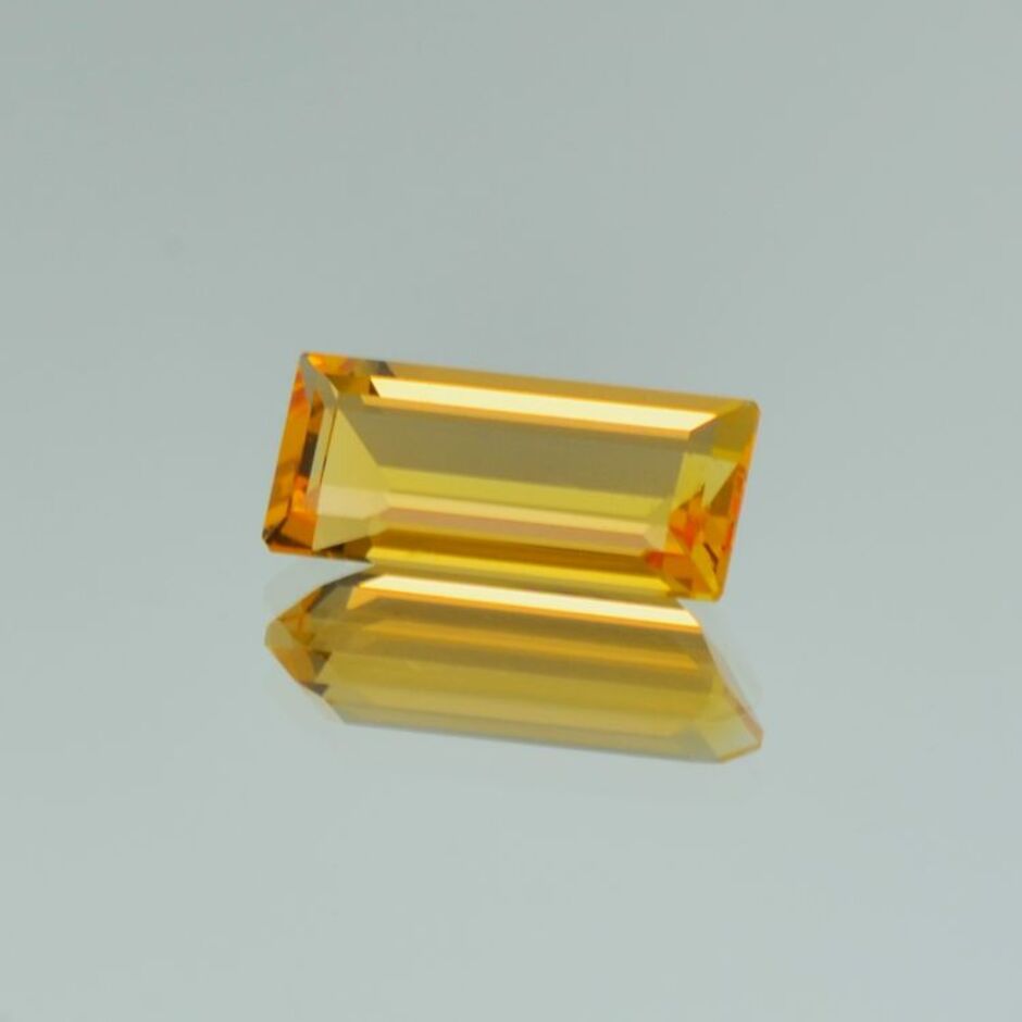 Fire Opal rectangle orange yellow 1.53 ct