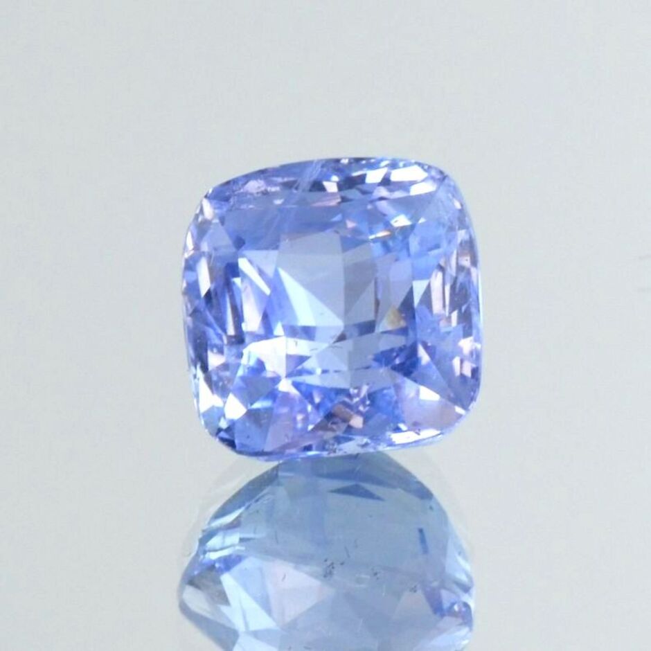 Sapphire cushion light blue untreated 7.13 ct.