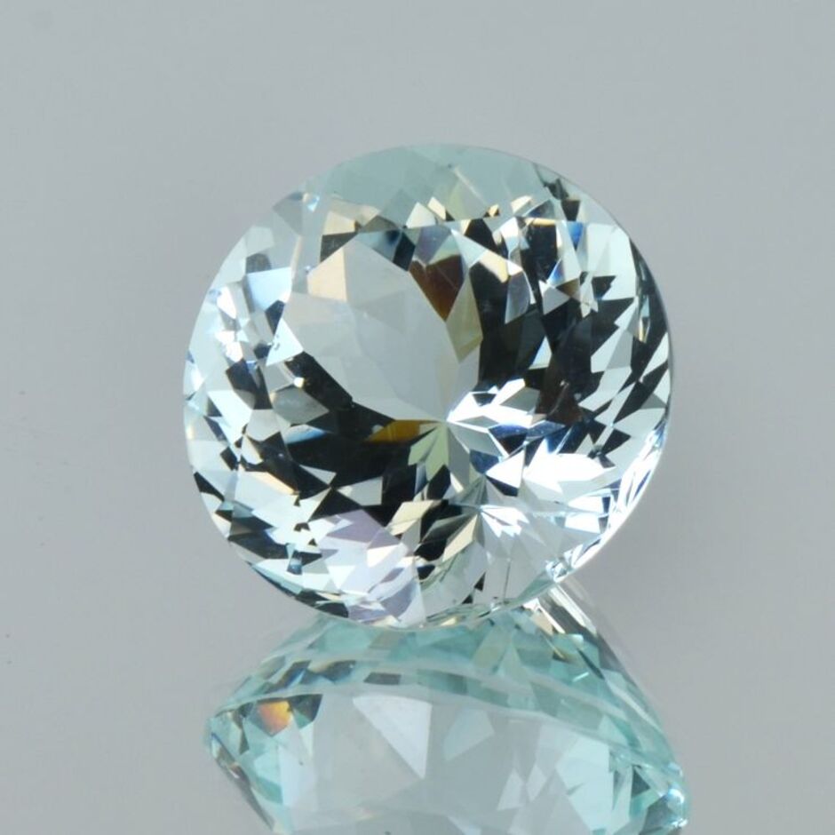 Aquamarin rund zartblau unbehandelt 29,34 ct.