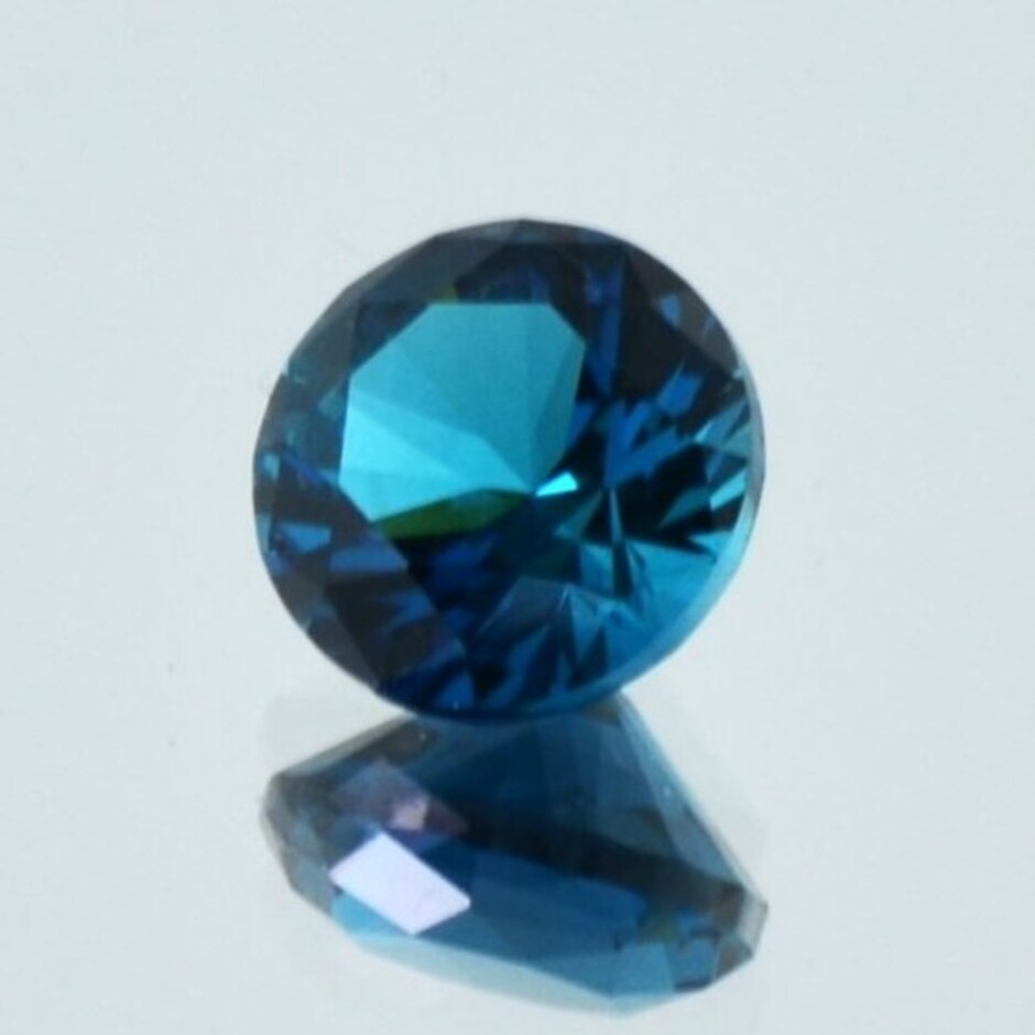 Indigolith Turmalin rund blau unbehandelt 1,76 ct.