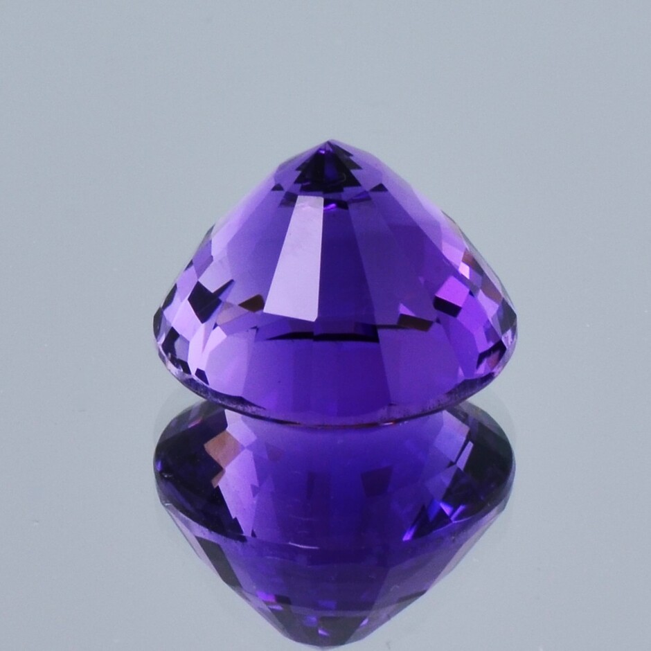 Amethyst rund violett 11,45 ct.