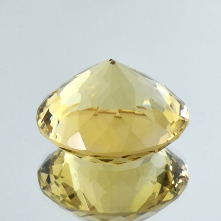 Citrin rund gelb 59,29 ct.