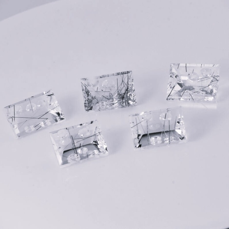 Quartz Lot Design-Rechtecke colorless 41.46 ct.