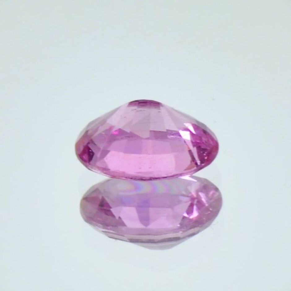 Saphir oval rosa-pink unbehandelt 1,167 ct.