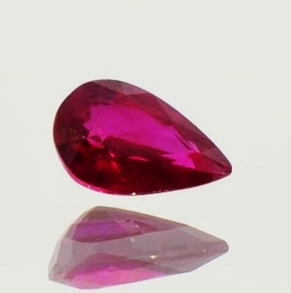 Burma Ruby pear 1.09 ct