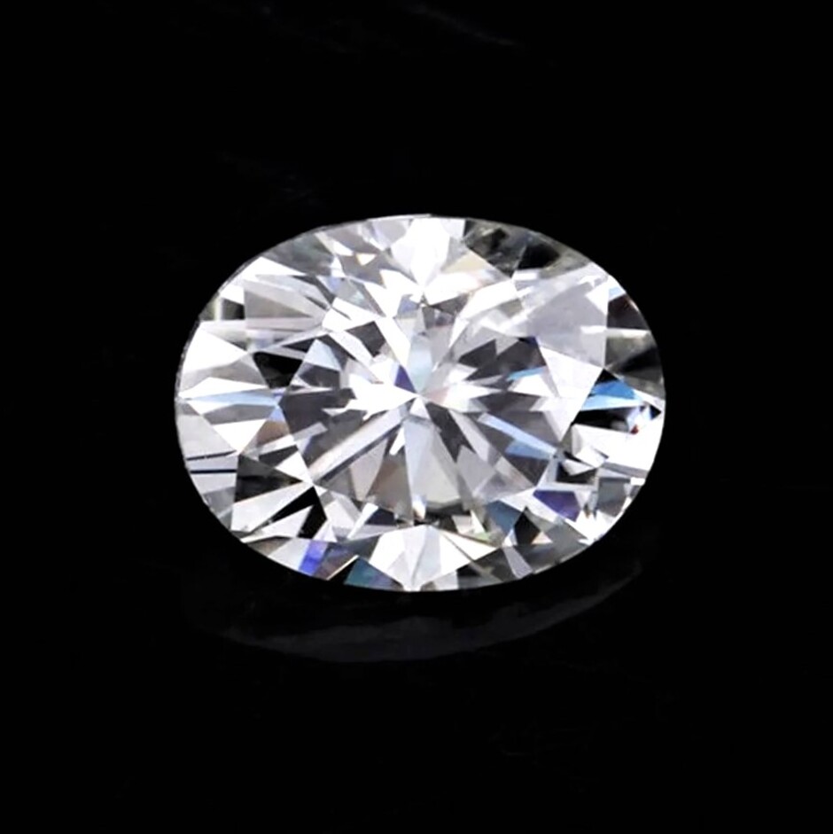 Diamant oval hochfeines Weiss D lupenrein 0,53 ct