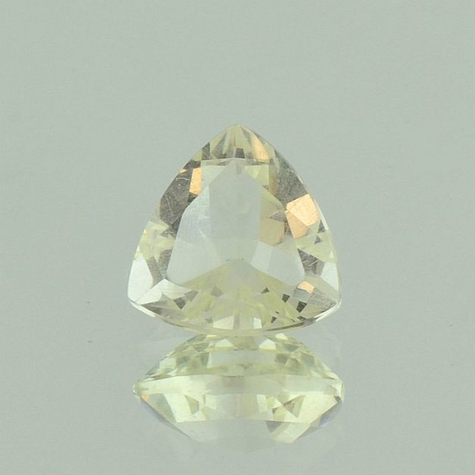 Sanidin Feldspat Trillion zartgelb 3,43 ct