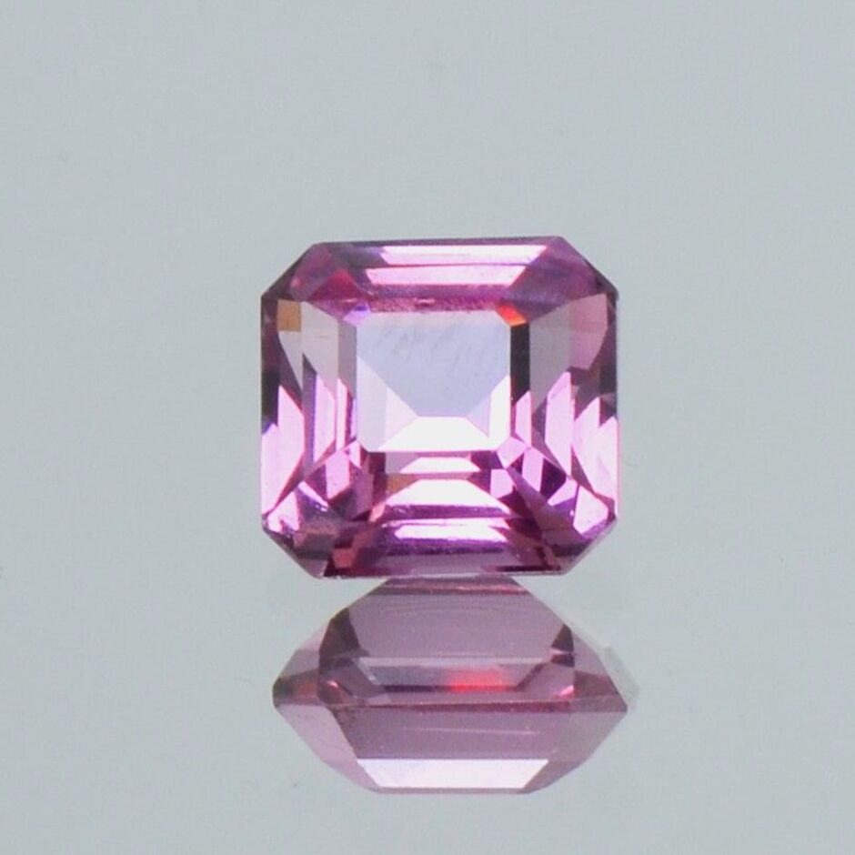 Spinel octagon purplish pink untreated 2.11 ct